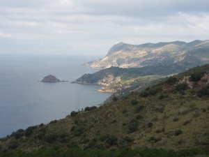 L'Isola Rossa vista dall'alto